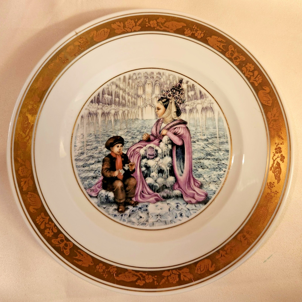 Royal Copenhagen Hans Christian Andersen Fairly Tale Plate 7.5” - The Snow Queen
